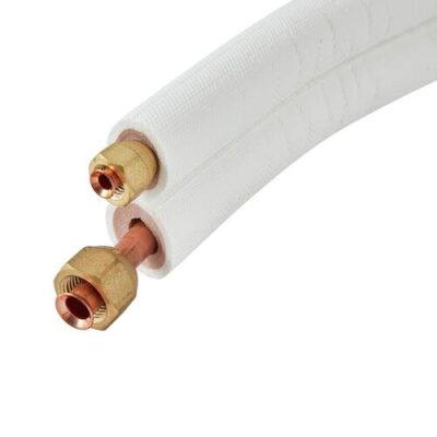 Geïsoleerde koelleiding set (wit) 3/8 x 5/8” -> 3m, 5m, 10m, 15m